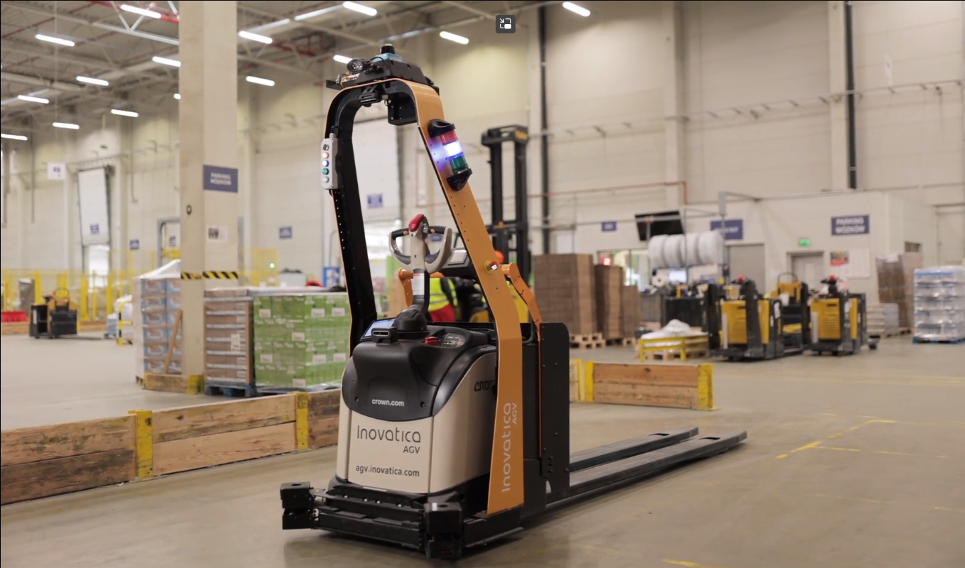 Wdrożenie autonomicznych wózków widłowych w magazynie